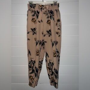 Floral trousers